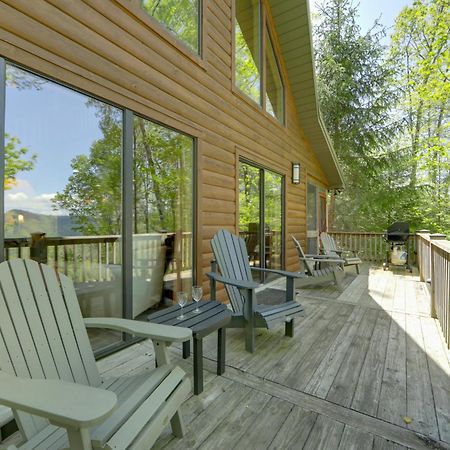 Bryson City Cabin With Hot Tub And Mountain Views! Esterno foto