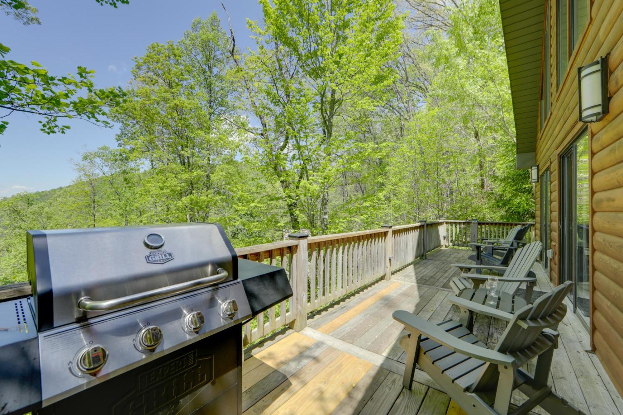 Bryson City Cabin With Hot Tub And Mountain Views! Esterno foto