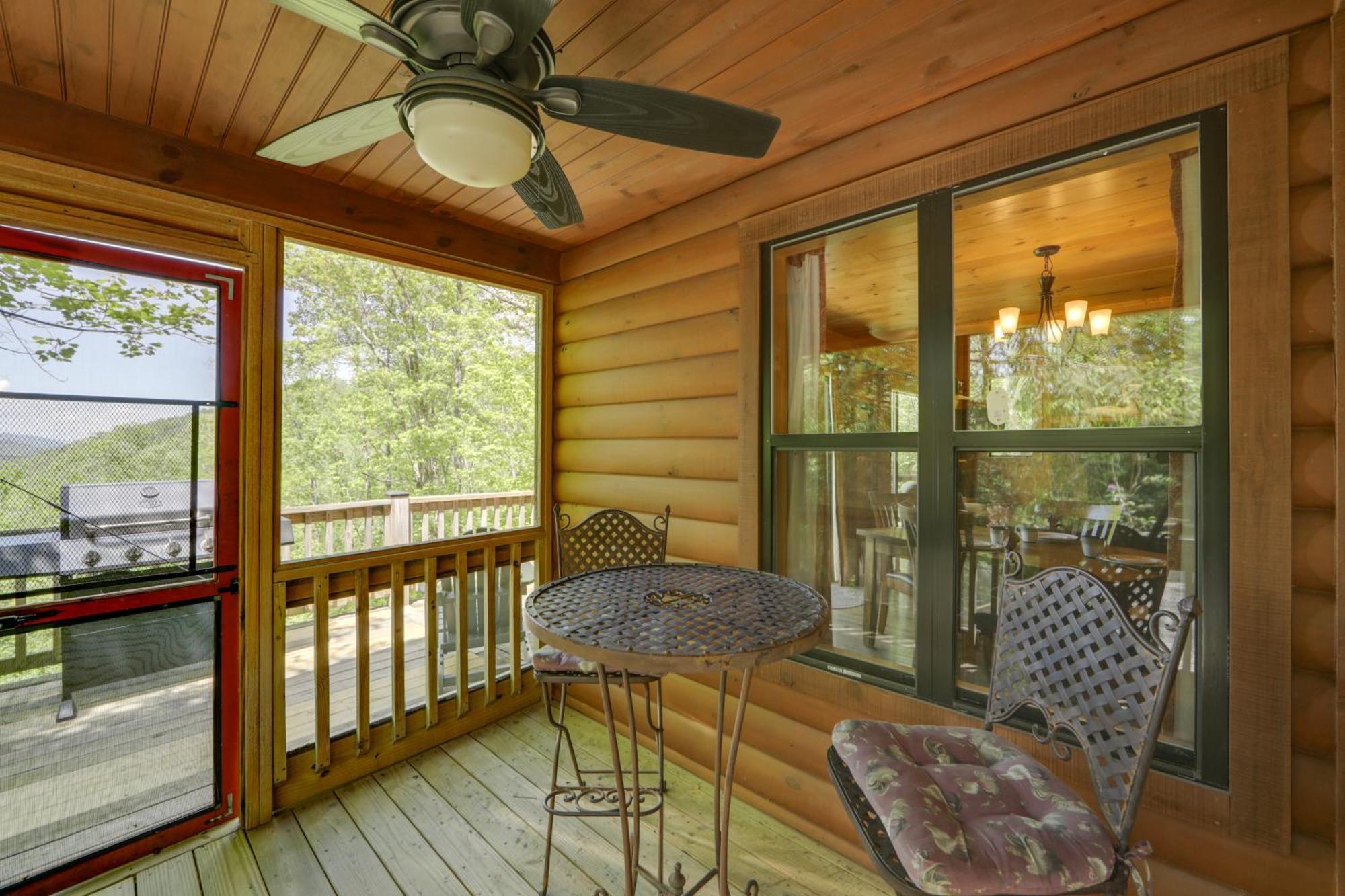 Bryson City Cabin With Hot Tub And Mountain Views! Esterno foto